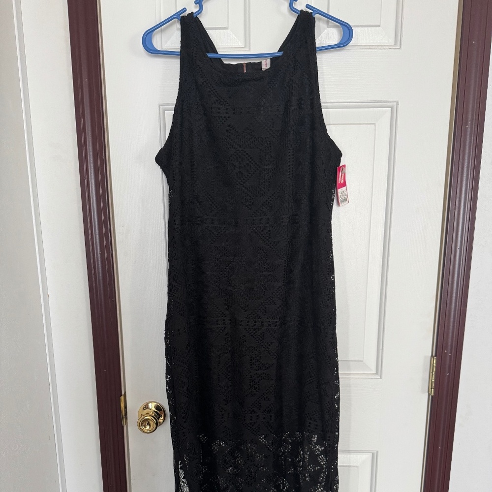 Xhiliration Black Dress